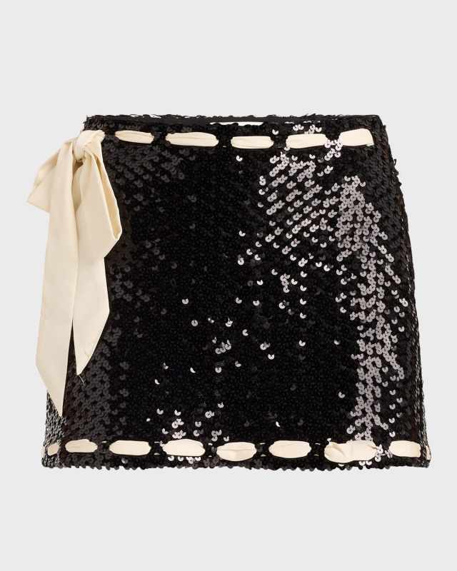 Lovina Sequined Mini Skirt